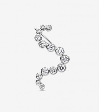 Zirconia diamond Bali Earring